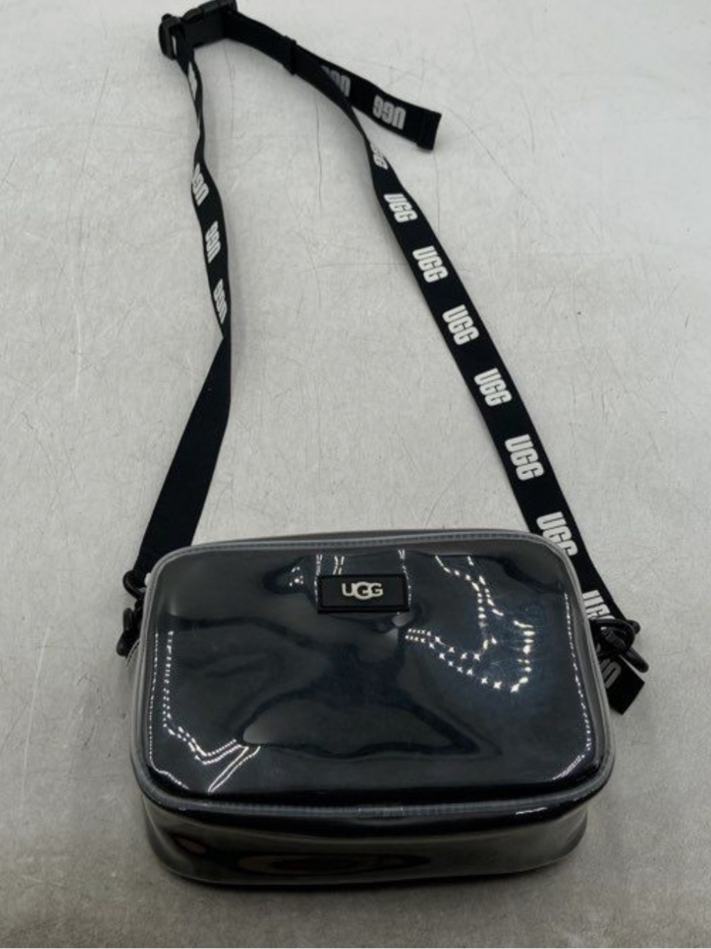 UGG Black Clear Jamey II Belt Bag -crossbody - clutch with Branded Strap